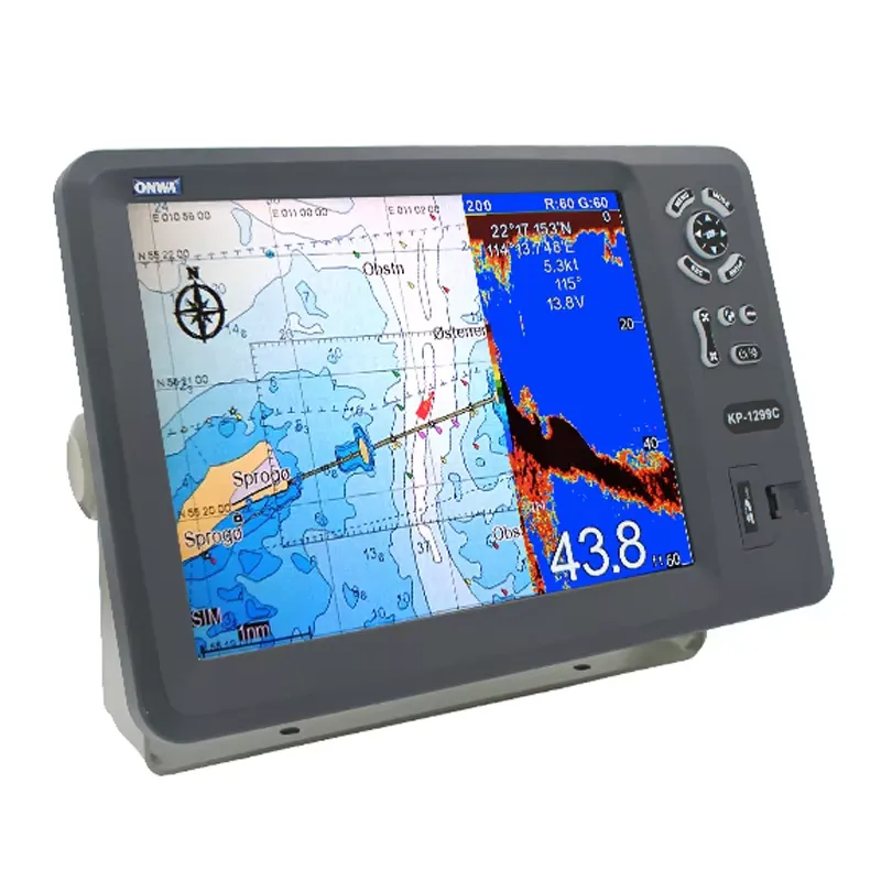Fishing Boat Gps - GPS-плоттер с картой, 12-дюймовый морской эхолот,